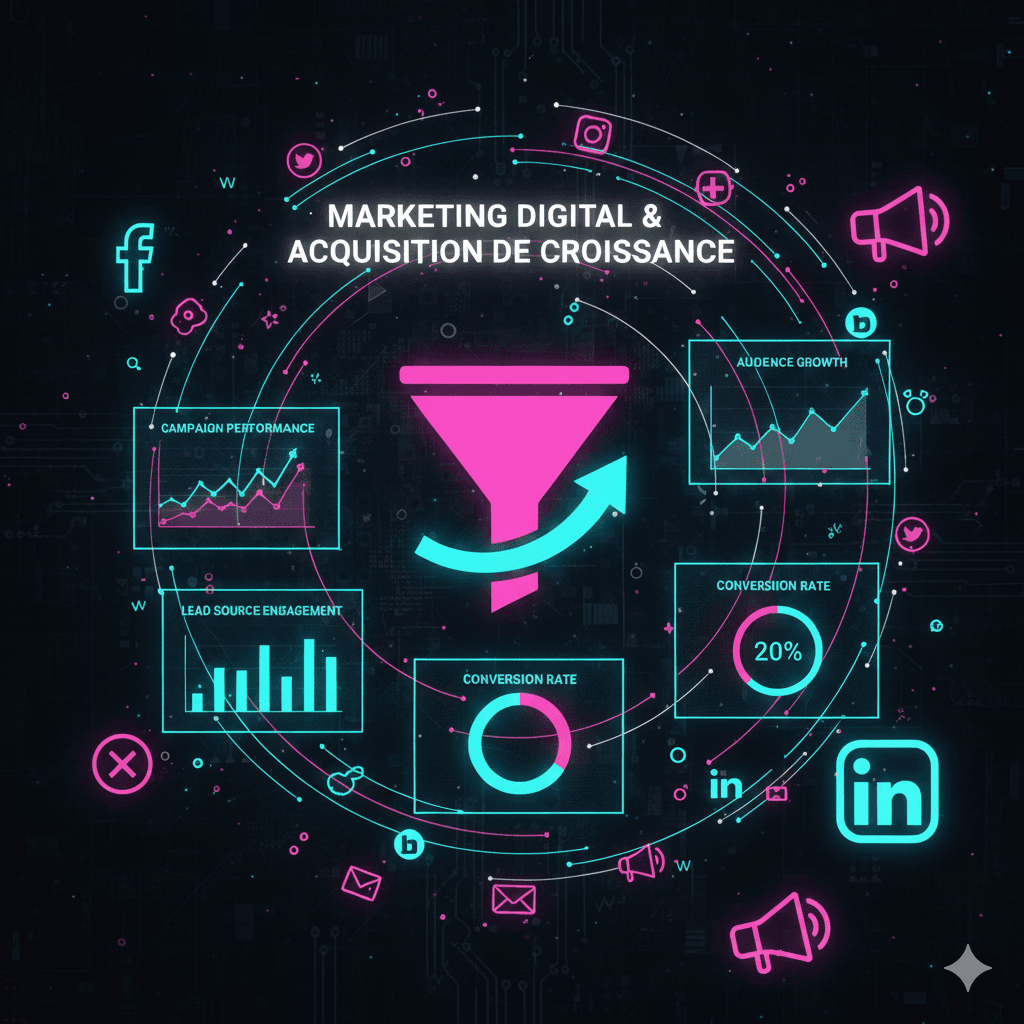Marketing digital & acquisition de croissance